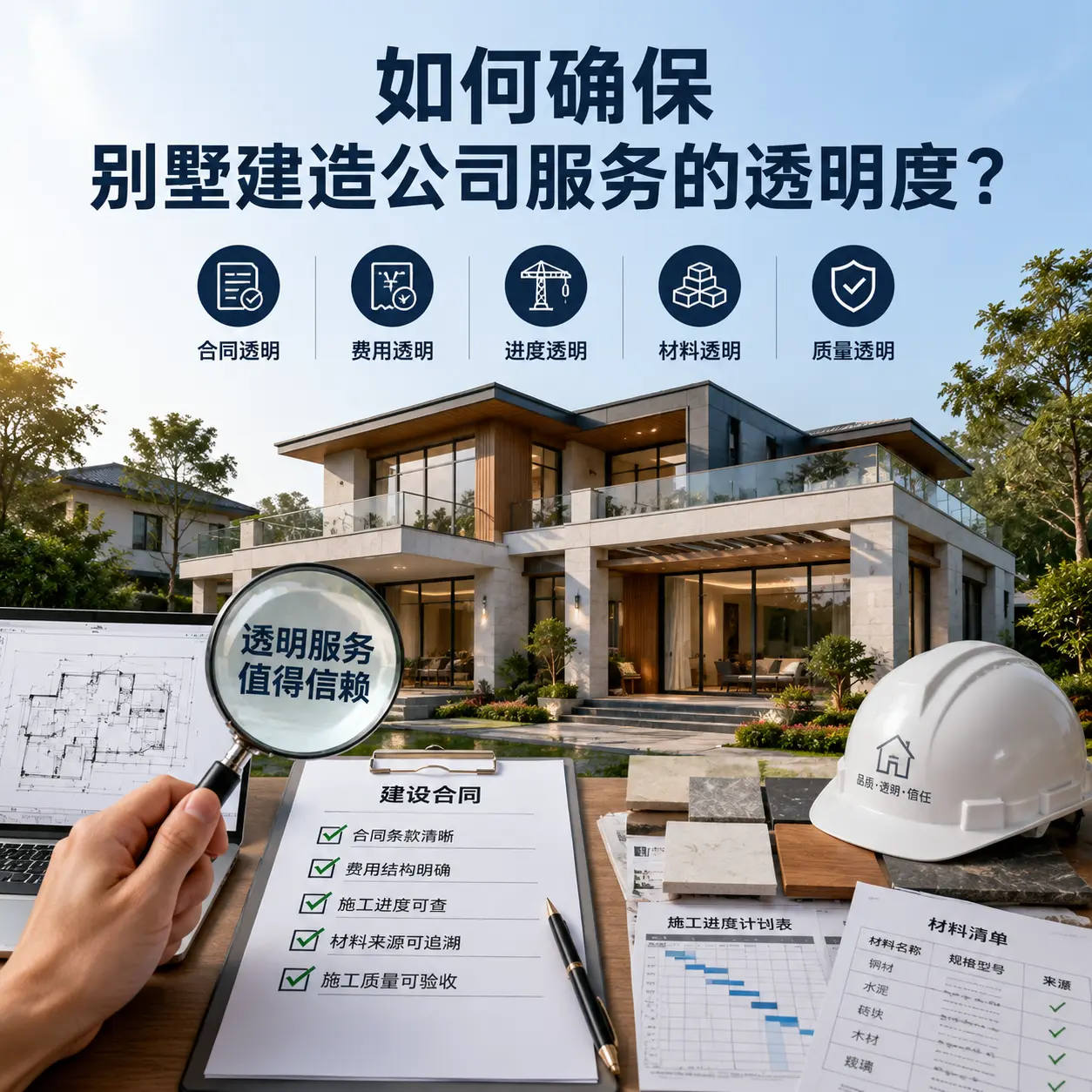 在 乌当 如何确保别墅建造公司服务的透明度？