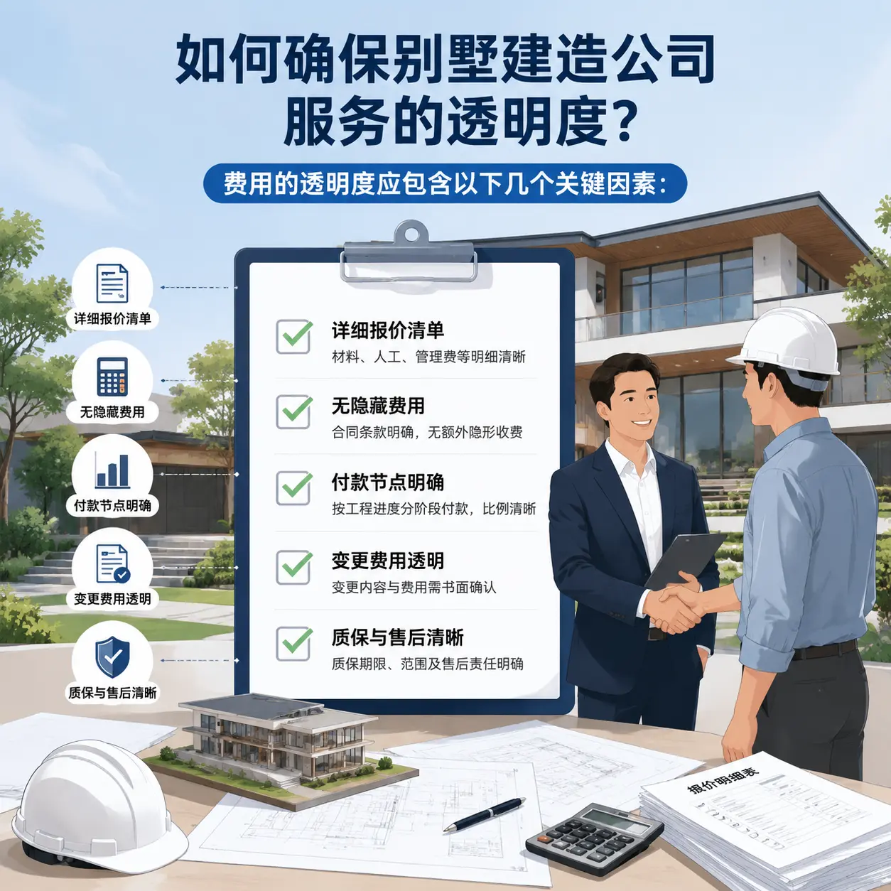 在 乌当 如何确保别墅建造公司服务的透明度？