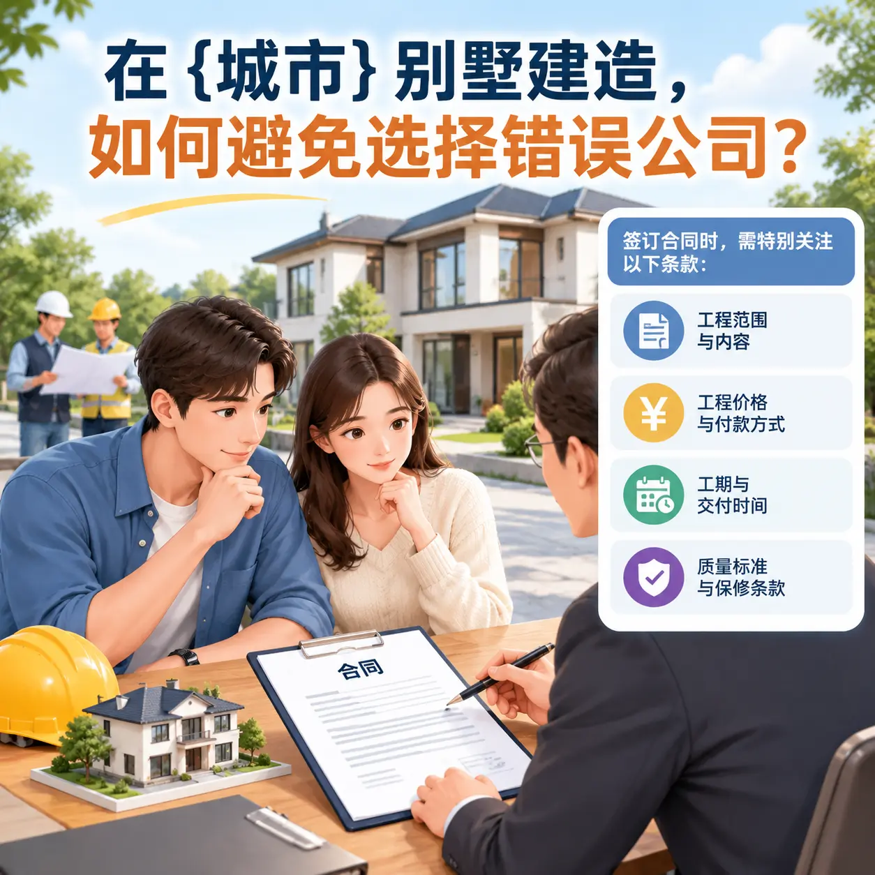 在 乌当 别墅建造，如何避免选择错误公司？