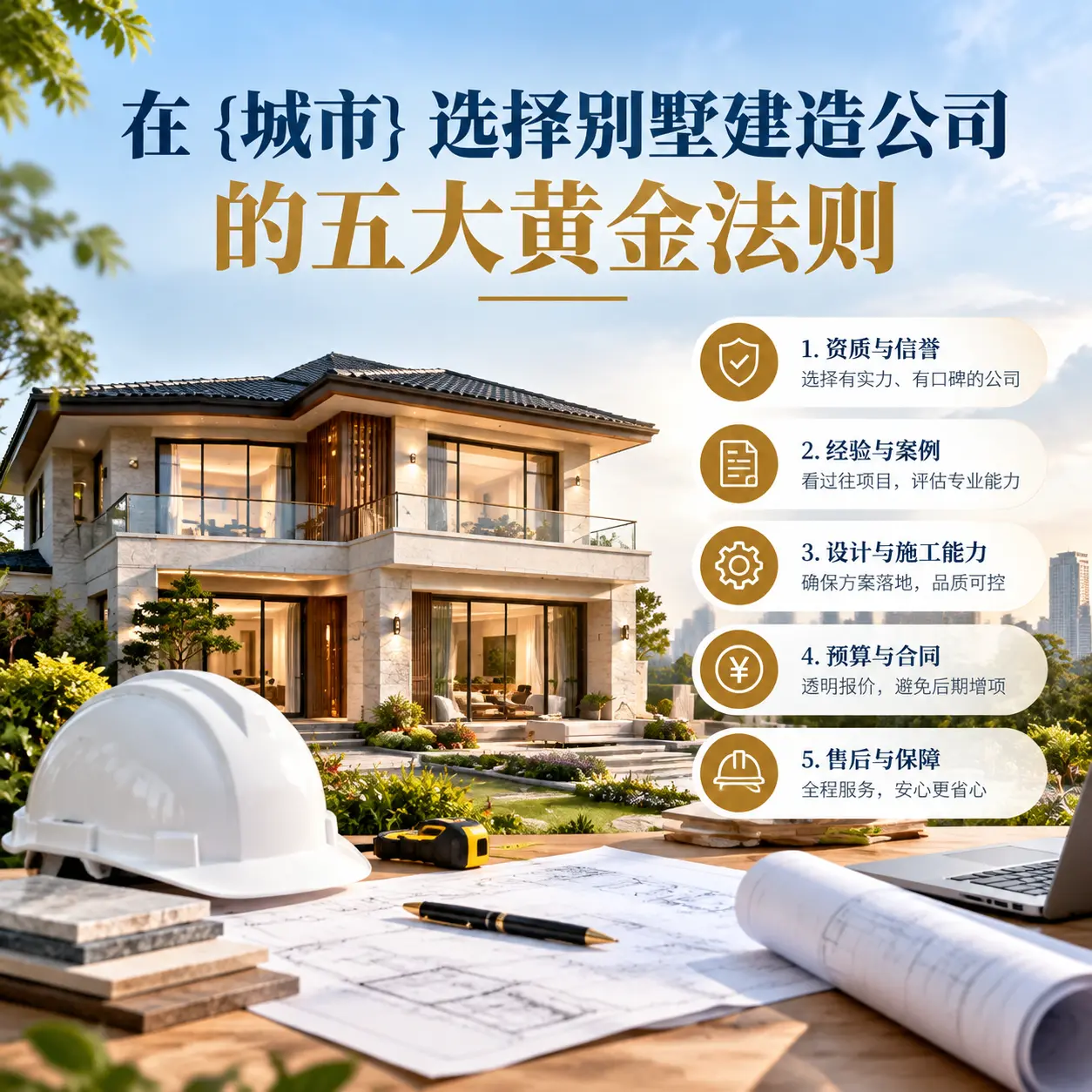 在 乌当 选择别墅建造公司的五大黄金法则