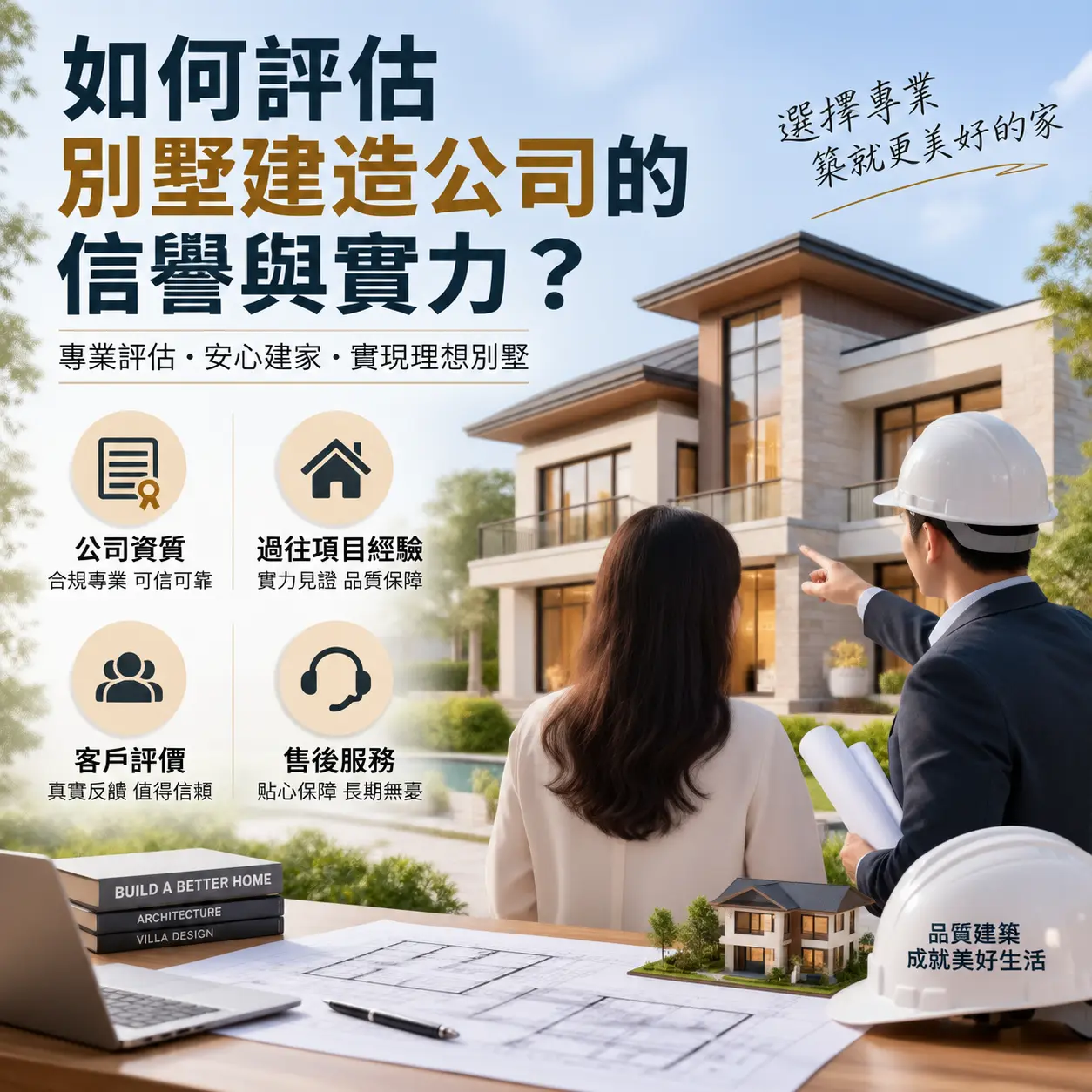 如何评估 乌当 别墅建造公司的信誉与实力？