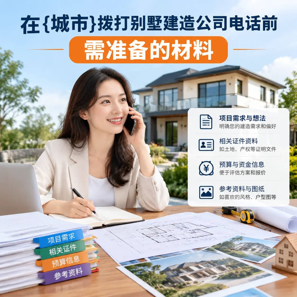 在乌当拨打别墅建造公司电话前需准备的材料