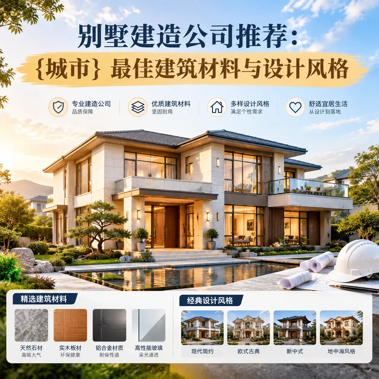 别墅建造公司推荐： 乌当 最佳建筑材料与设计风格