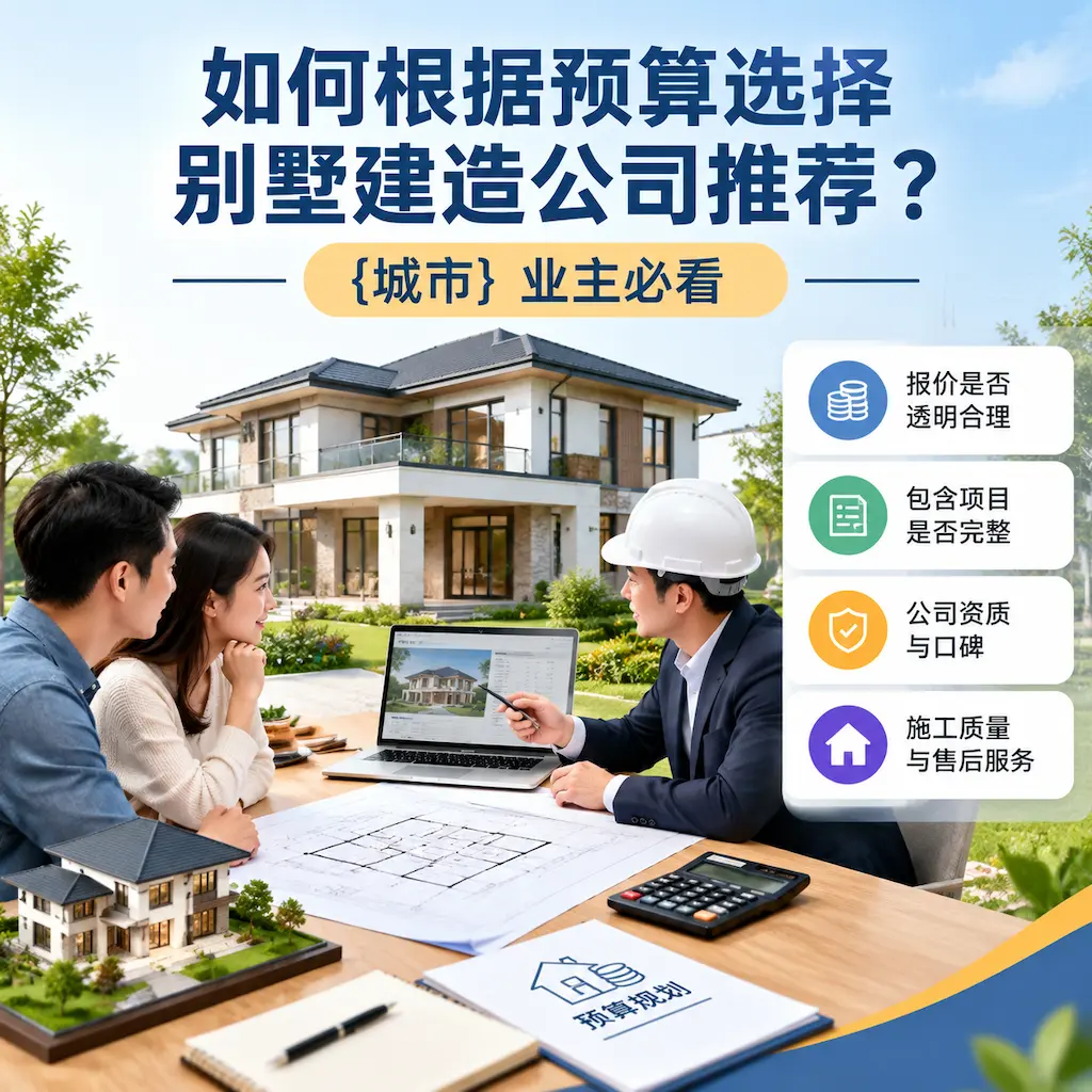 如何根据预算选择别墅建造公司推荐？ 乌当 业主必看