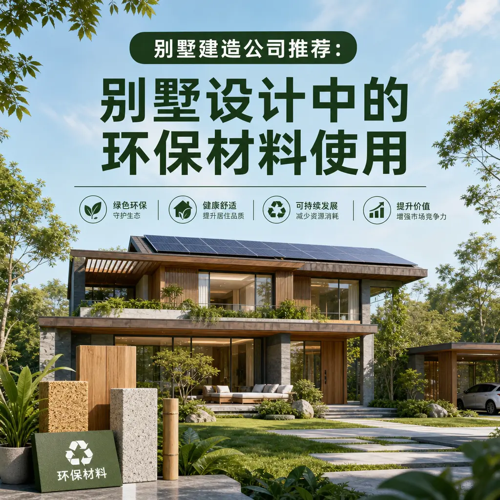 别墅建造公司推荐： 乌当 别墅设计中的环保材料使用