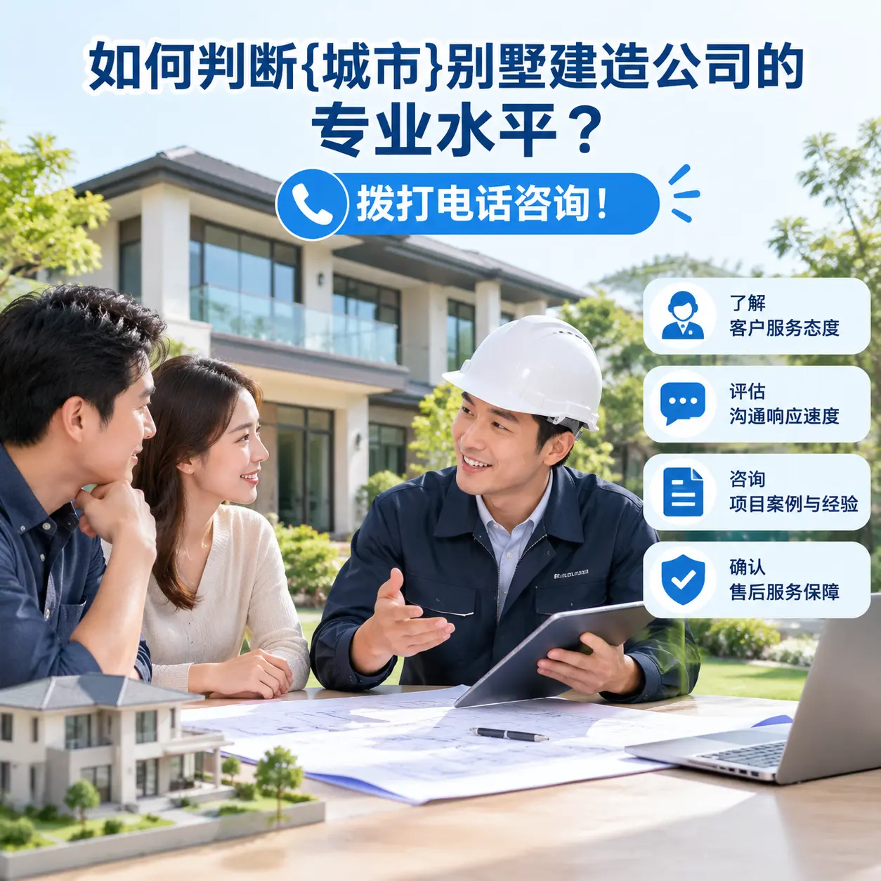 如何判断乌当别墅建造公司的专业水平?拨打电话咨询!